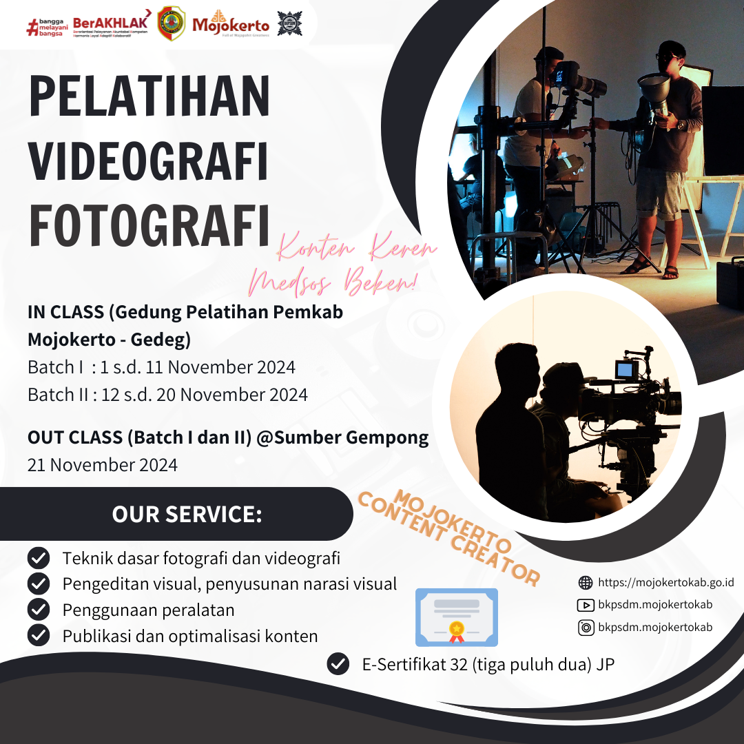 Pelatihan Videografi dan Fotografi