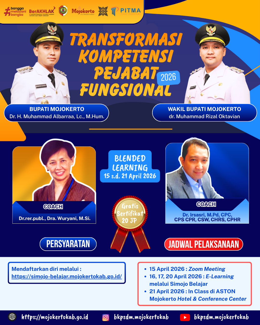 Pelatihan Transformasi Kompetensi Pejabat Fungsional Tahun 2026
